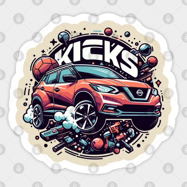 Nissan Kicks Sticker by Vehicles-Art